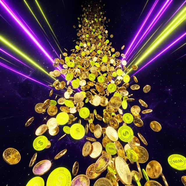 Tao Fortune Gold Coin and Sweeps Coin packages on purple lime background